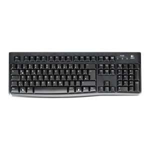 Teclado Logitech K120 USB, Negro Aleman_F1